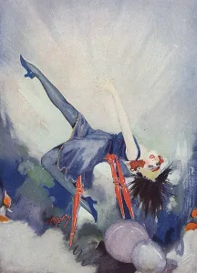 Flappers Prints: The Blue Bird by Herbert Pizer