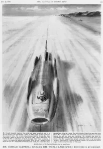 Driving Prints: Bluebird on Lake Eyre, Australia, 1964