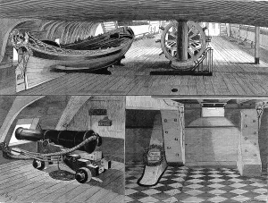 Trafalgar Prints: Board Hms Victory Anniversary Nelson Death Iln