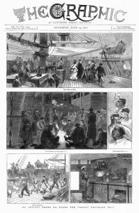 Cook Prints: On board the Indus emigrant ship