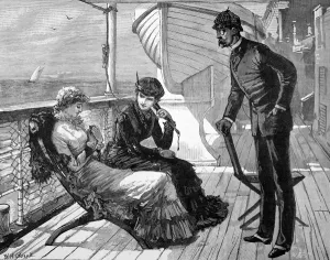 Caught Prints: On board a Passenger Ship, 1883