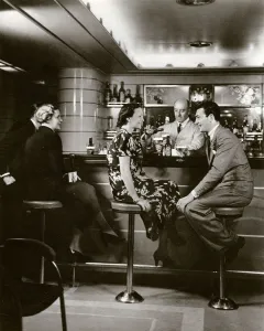 Deco Prints: On board the Queen Mary - Tourist Cocktail Bar