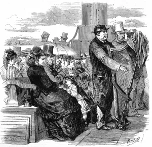 Steamer Prints: On Board a Thames River Steamer, 1874