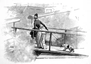 May Prints: Boarding a P&O Steamer, 1890