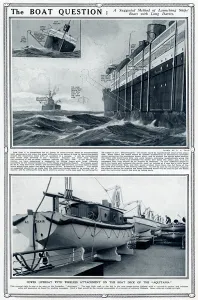 Lifeboats Prints: The boat question by G. H. Davis