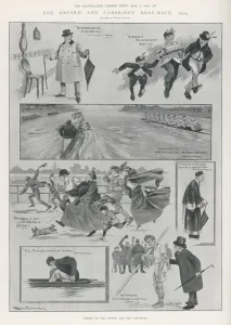 Boating Prints: Boat Race Scenes 1903