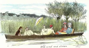 Holiday Makers Prints: Boating on the River Thames, 1879