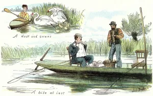 Opens Prints: Boating on the River Thames, 1879