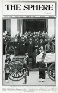 Coffin Prints: Body of the late King George of Greece to Athens 1913
