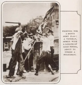 Armed Prints: The Bonus Army camp defended: fighting for the flag