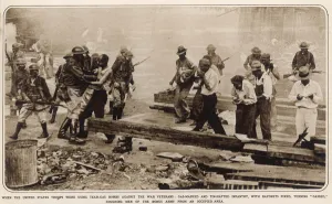 Riot Prints: The Bonus Army Camp Destroyed: Use of Tear Gas