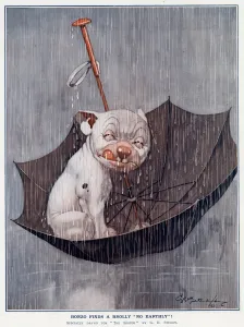 Bonzo Prints: Bonzo Finds a Brolly No Earthly by George Studdy