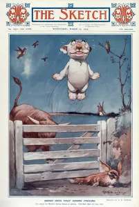 Bonzo Prints: Bonzo gets that spring feeling by George Studdy