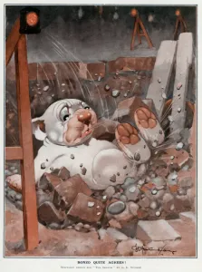 Bonzo Prints: Bonzo Quite Agrees! by George Studdy