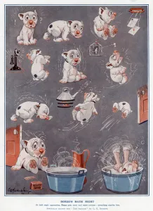 Bonzo Prints: Bonzos bath night by George Studdy