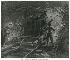 Images Dated 5th July 2019: Boring machine used in the Mont Cenis tunnel 1869