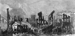 Accidents Prints: BOSTON FIRE 1872