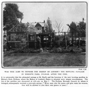 Pavilion Prints: Bowling pavilion in Bishops Park, Fulham