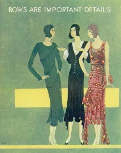 Colour Prints: Bows are important details, G. Sacy