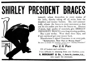 Tying Prints: Braces advertisement