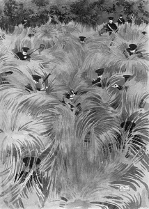 Trap Prints: Breaches of the Hague Convention by Heath Robinson, WW1