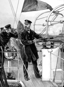 Behind Prints: The Bridge of a British Ironclad