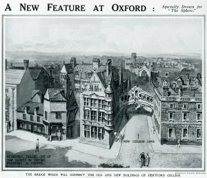 Feature Prints: Bridge connecting buildings at Hertford College, Oxford
