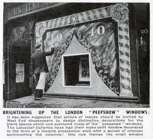 Shop Prints: Brightening up the London Peepshow windows