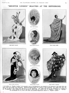 Theatrical Prints: Brighter London - Beauties at the London Hippodrome