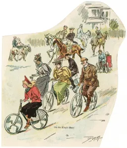 Cycling Prints: Brighton / Kings Rd 1899
