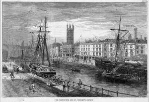 Church Prints: Bristol Drawbridge