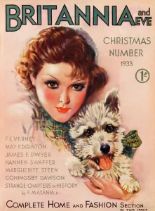 Ribbon Prints: Britannia and Eve Christmas cover 1933
