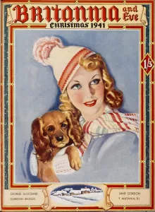 Cosy Prints: Britannia and Eve front cover, December 1941