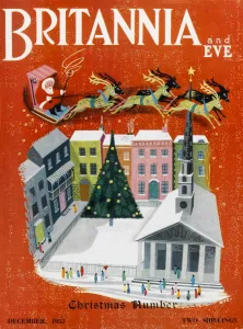 Snowing Prints: Britannia and Eve front cover, December 1953