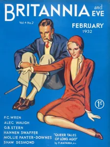 Pipes Prints: Britannia and Eve front cover, February 1932
