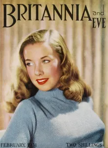 Sweater Prints: Britannia and Eve front cover, February 1951