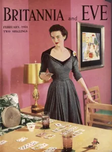 Living Prints: Britannia and Eve front cover, February 1954