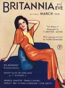 Period Prints: Britannia and Eve front cover, March 1932