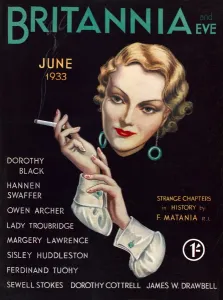 Cigarette Prints: Britannia and Eve, June 1933
