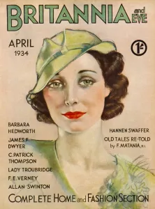 Corsage Prints: Britannia and Eve magazine, April 1934