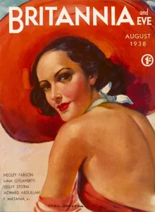 Beautiful Prints: Britannia and Eve magazine, August 1938