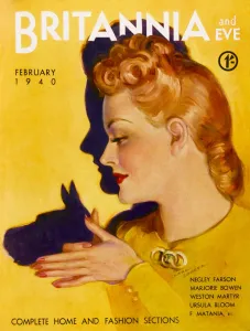 Beautiful Prints: Britannia and Eve magazine, February 1940