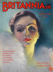Lip Stick Prints: Britannia and Eve magazine, November 1936