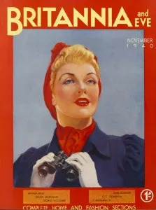 Turned Prints: Britannia and Eve magazine, November 1940