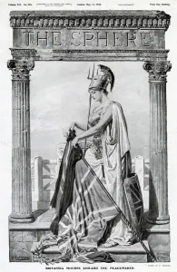 Event Prints: Britannia Mourns Edward the Peacemaker 1910