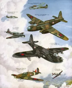 Ww 2 Prints: British aircraft camouflage, 1941
