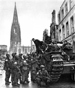 Sixth Prints: British and American Troops in Munster, Second World War, 19