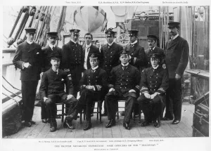 Discovery Prints: The British Antarctic Expedition: some officers of the Disco