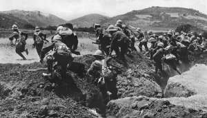 Gallipoli Prints: British charge at Gallipoli, 1915