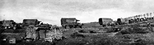 Images Dated 21st December 2004: British Convoy heading for the Somme Front; First World War